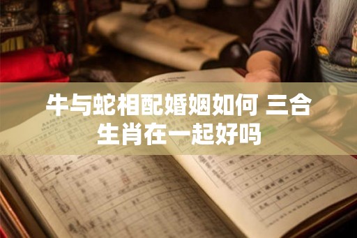 牛与蛇相配婚姻如何 三合生肖在一起好吗