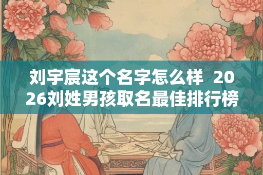 刘宇宸这个名字怎么样  2026刘姓男孩取名最佳排行榜