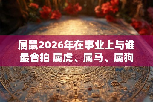 属鼠2026年在事业上与谁最合拍 属虎、属马、属狗