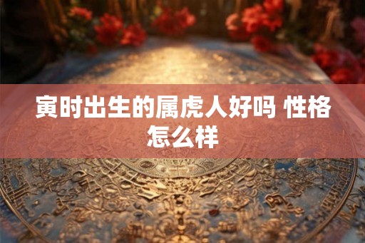 寅时出生的属虎人好吗 性格怎么样