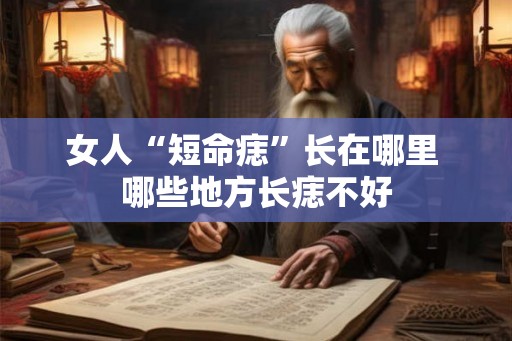 女人“短命痣”长在哪里 哪些地方长痣不好 女人“短命痣”长在哪里 哪些地方长痣不好