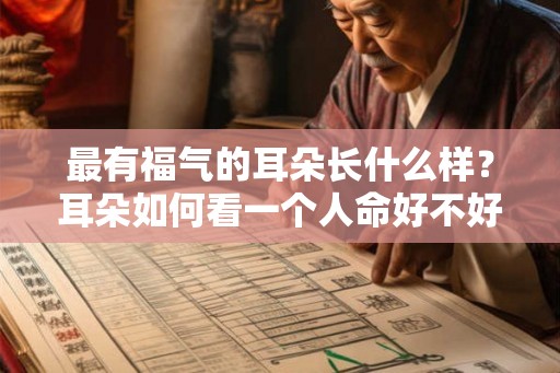 最有福气的耳朵长什么样？耳朵如何看一个人命好不好？