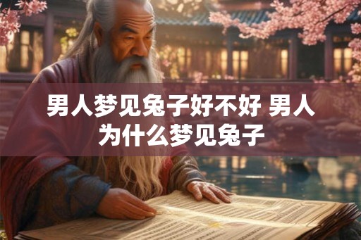男人梦见兔子好不好 男人为什么梦见兔子