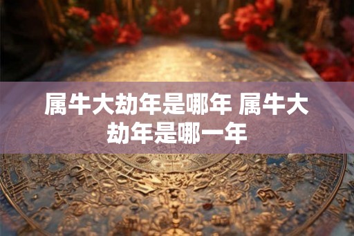 属牛大劫年是哪年 属牛大劫年是哪一年 属牛大劫年是哪年 属牛大劫年是哪一年