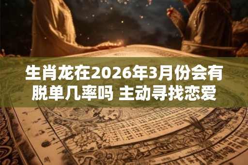 生肖龙在2026年3月份会有脱单几率吗 主动寻找恋爱机遇