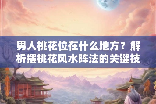 男人桃花位在什么地方？解析摆桃花风水阵法的关键技巧