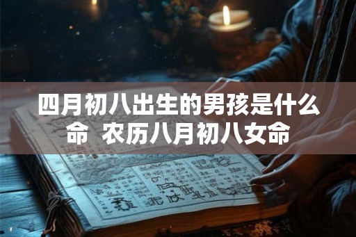 四月初八出生的男孩是什么命  农历八月初八女命