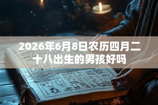 2026年6月8日农历四月二十八出生的男孩好吗