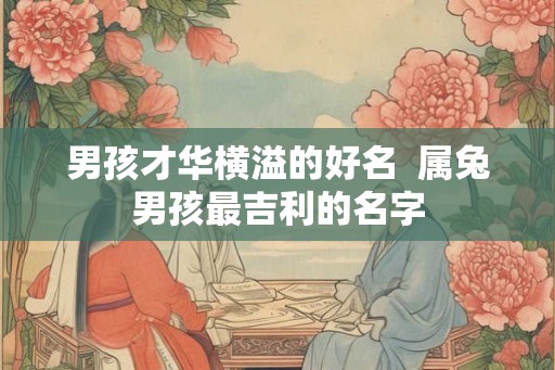 男孩才华横溢的好名 属兔男孩最吉利的名字 男孩才华横溢的好名 属兔男孩最吉利的名字