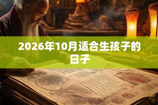 2026年10月适合生孩子的日子