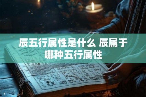 辰五行属性是什么 辰属于哪种五行属性