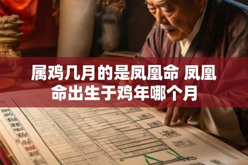 属鸡几月的是凤凰命 凤凰命出生于鸡年哪个月 属鸡几月的是凤凰命 凤凰命出生于鸡年哪个月