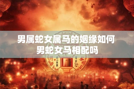 男属蛇女属马的姻缘如何 男蛇女马相配吗