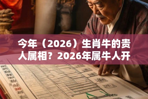今年（2026）生肖牛的贵人属相？2026年属牛人开运吉位在哪？