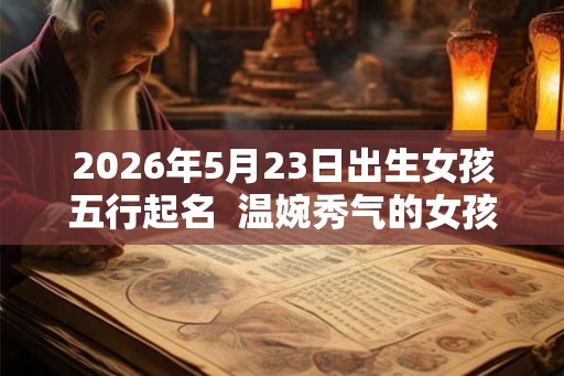 2026年5月23日出生女孩五行起名 温婉秀气的女孩名字 2026年5月23日出生女孩五行起名 温婉秀气的女孩名字