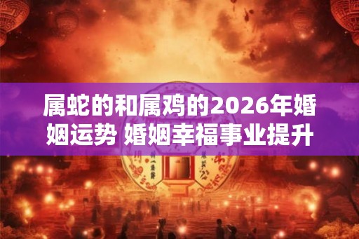 属蛇的和属鸡的2026年婚姻运势 婚姻幸福事业提升