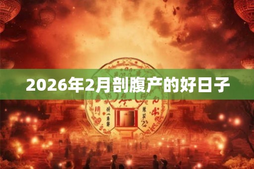 2026年2月剖腹产的好日子