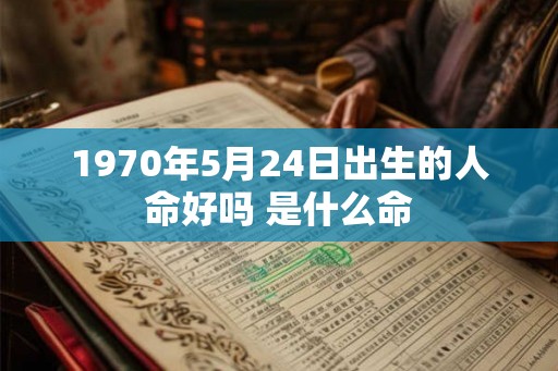 1970年5月24日出生的人命好吗 是什么命