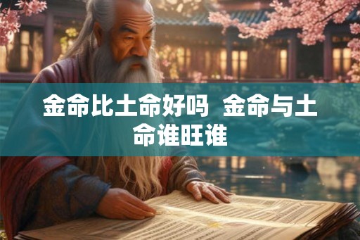 金命比土命好吗  金命与土命谁旺谁