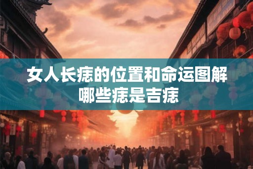 女人长痣的位置和命运图解 哪些痣是吉痣