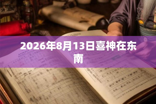 2026年8月13日喜神在东南 2026年8月13日喜神在东南