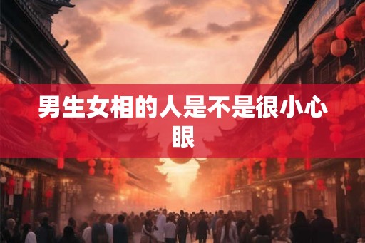 男生女相的人是不是很小心眼