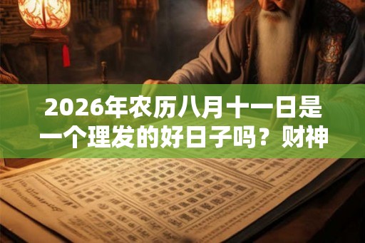 2026年农历八月十一日是一个理发的好日子吗？财神方位在哪？