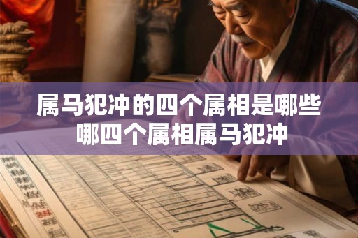 属马犯冲的四个属相是哪些 哪四个属相属马犯冲 属马犯冲的四个属相是哪些 哪四个属相属马犯冲