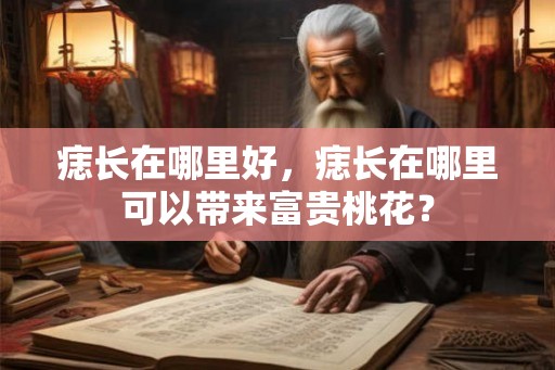 痣长在哪里好，痣长在哪里可以带来富贵桃花？