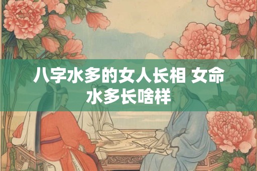 八字水多的女人长相 女命水多长啥样