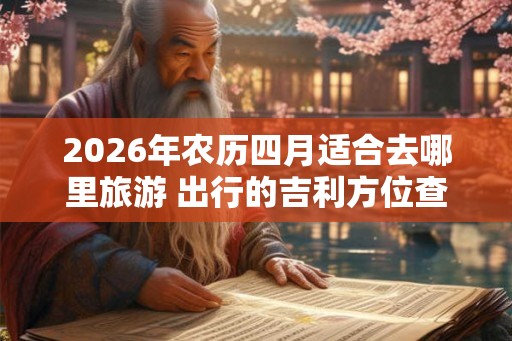 2026年农历四月适合去哪里旅游 出行的吉利方位查询