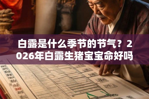 白露是什么季节的节气？2026年白露生猪宝宝命好吗？