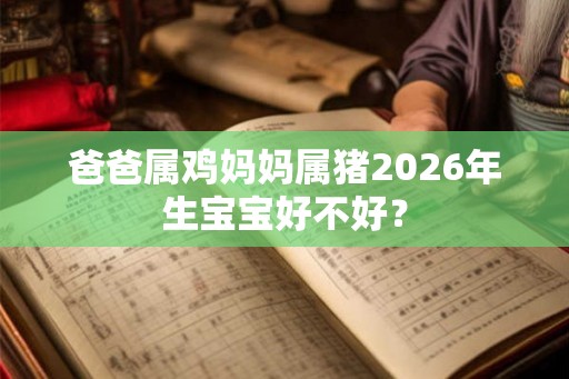 爸爸属鸡妈妈属猪2026年生宝宝好不好？