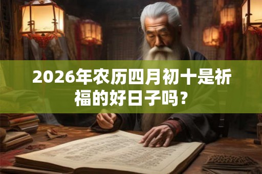 2026年农历四月初十是祈福的好日子吗？