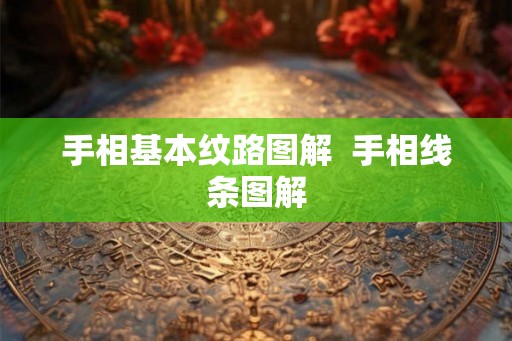 手相基本纹路图解  手相线条图解