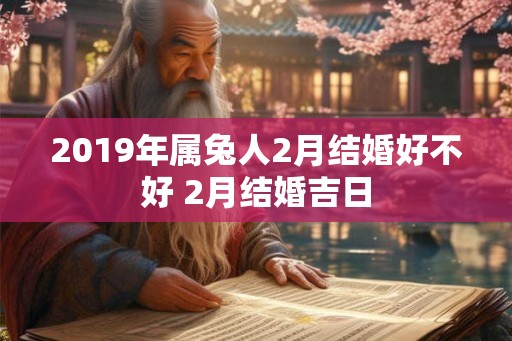 2019年属兔人2月结婚好不好 2月结婚吉日