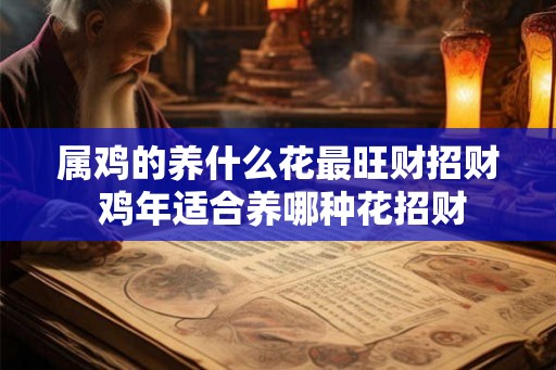 属鸡的养什么花最旺财招财 鸡年适合养哪种花招财