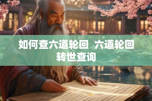 如何查六道轮回  六道轮回转世查询