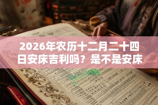 2026年农历十二月二十四日安床吉利吗？是不是安床吉日？