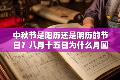 中秋节是阳历还是阴历的节日？八月十五日为什么月圆