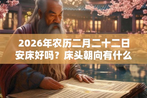 2026年农历二月二十二日安床好吗?床头朝向有什么讲究? 2026年农历二月二十二日安床好吗?床头朝向有什么讲究?