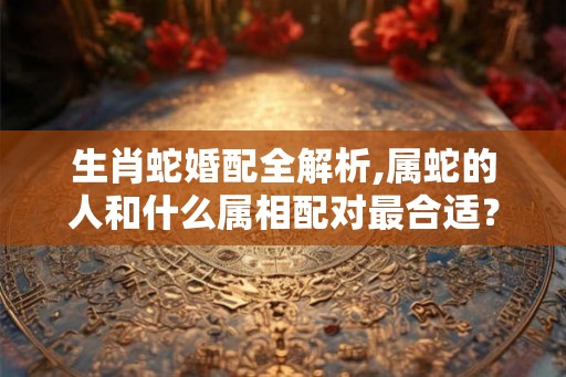 生肖蛇婚配全解析,属蛇的人和什么属相配对最合适? 生肖蛇婚配全解析,属蛇的人和什么属相配对最合适?