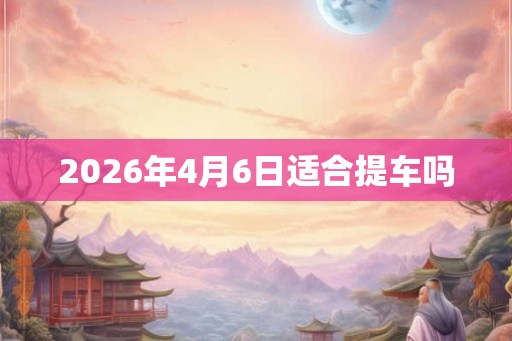 2026年4月6日适合提车吗 2026年4月6日适合提车吗