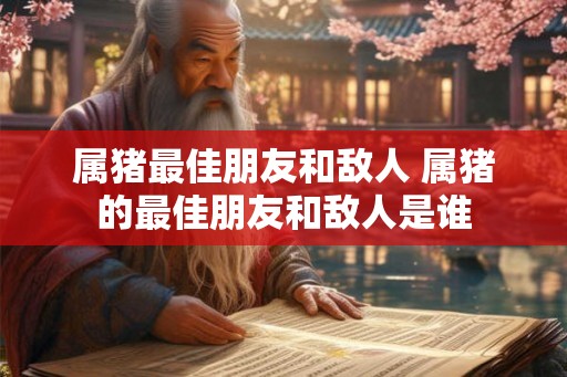 属猪最佳朋友和敌人 属猪的最佳朋友和敌人是谁