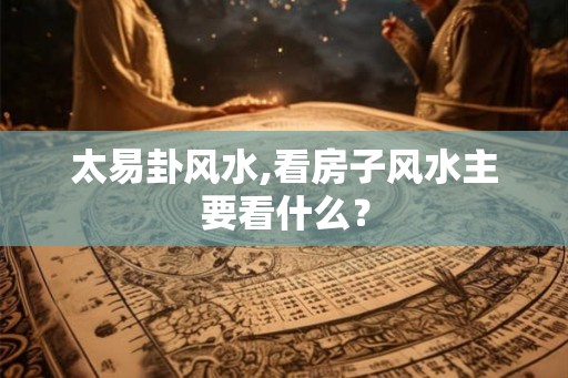 太易卦风水,看房子风水主要看什么？