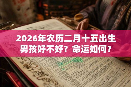 2026年农历二月十五出生男孩好不好？命运如何？