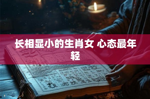 长相显小的生肖女 心态最年轻
