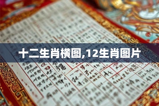 十二生肖横图,12生肖图片