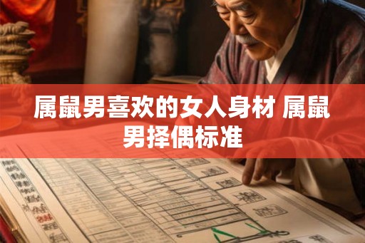 属鼠男喜欢的女人身材 属鼠男择偶标准