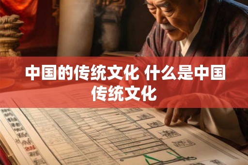 中国的传统文化 什么是中国传统文化